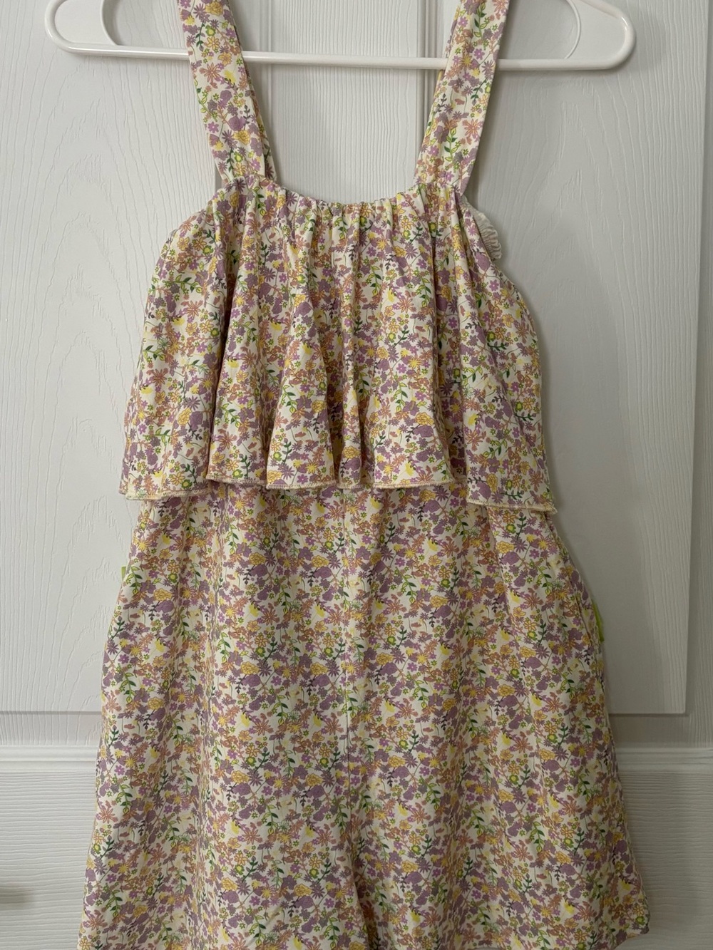 Smash + Tess Floral Ruffled Romper